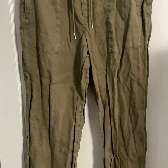 Athleta 100% Linen Wide Leg Pants - Picture 4 of 4